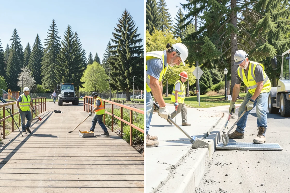 Trash & Recycling Collection in Steilacoom, Pierce County, WA - Map receptacle locations and required waste streams