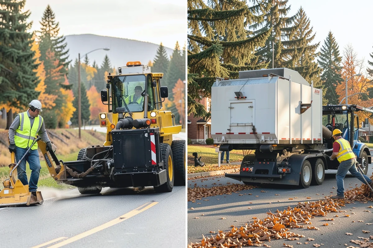 Trash & Recycling Collection in Sumner, Pierce County, WA - Map receptacle locations and required waste streams