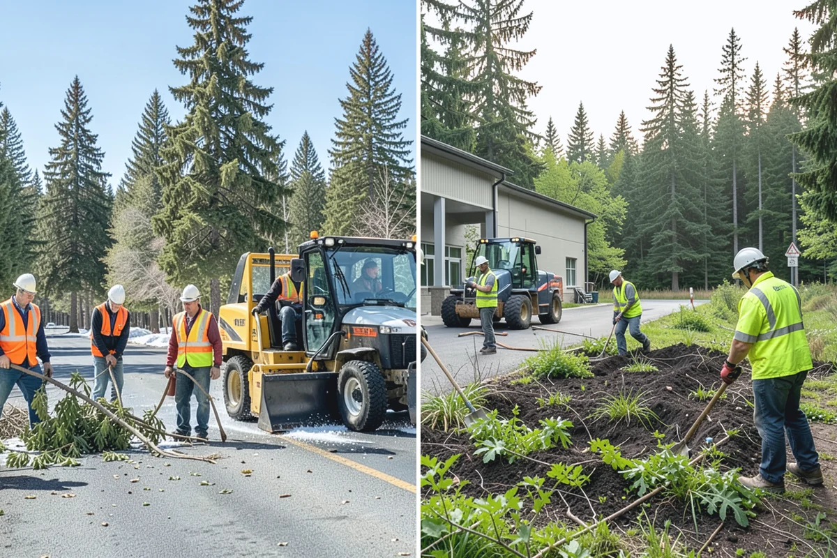 Trash & Recycling Collection in Wilkeson, Pierce County, WA - Map receptacle locations and required waste streams