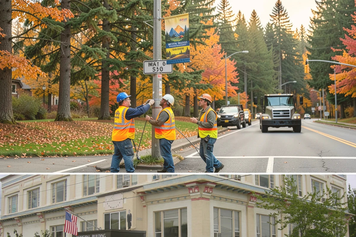 Trash Can Installation in Anacortes, Skagit County, WA - Installations run year-round, often expanded ahead of the busy summer park season when litter volumes peak.