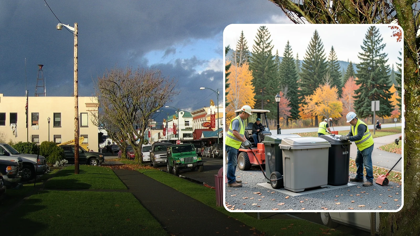 Trash Can Installation in Arlington, Snohomish County, WA - We install anchored waste receptacles with animal-resistant lids at parks, trails, and streetscapes.