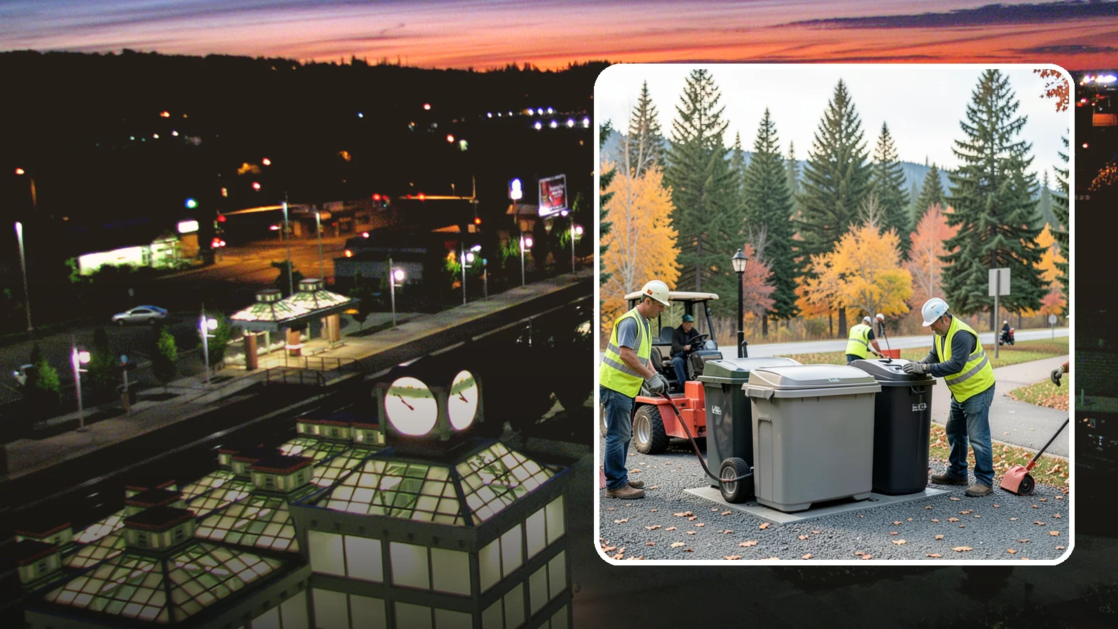 Trash Can Installation in Auburn, King County, WA - We install anchored waste receptacles with animal-resistant lids at parks, trails, and streetscapes.