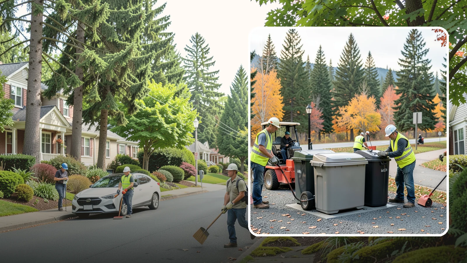 Trash Can Installation in Beaux Arts Village, King County, WA - We install anchored waste receptacles with animal-resistant lids at parks, trails, and streetscapes.