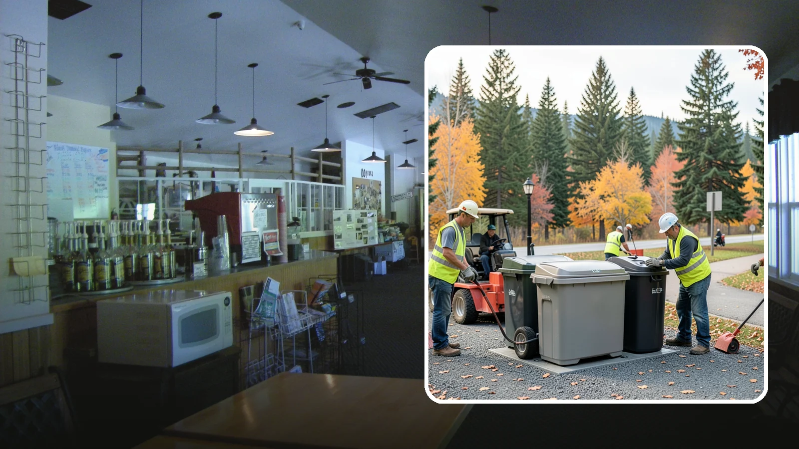 Trash Can Installation in Black Diamond, King County, WA - We install anchored waste receptacles with animal-resistant lids at parks, trails, and streetscapes.