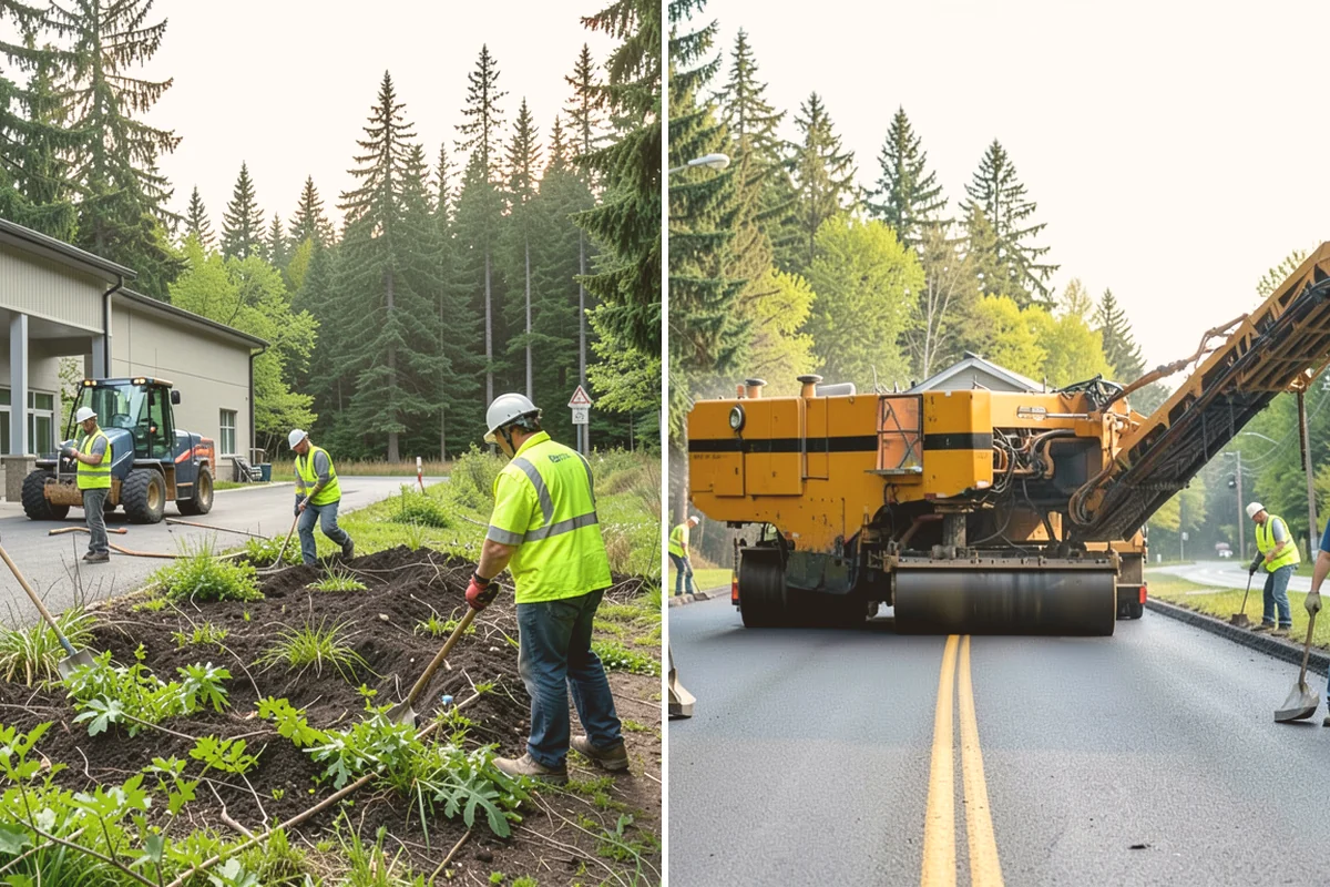 Trash Can Installation in Brier, Snohomish County, WA - Confirm receptacle models, quantities, and placement plan