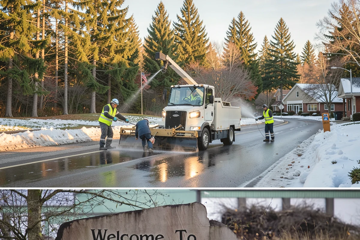 Trash Can Installation in Buckley, Pierce County, WA - Installations run year-round, often expanded ahead of the busy summer park season when litter volumes peak.