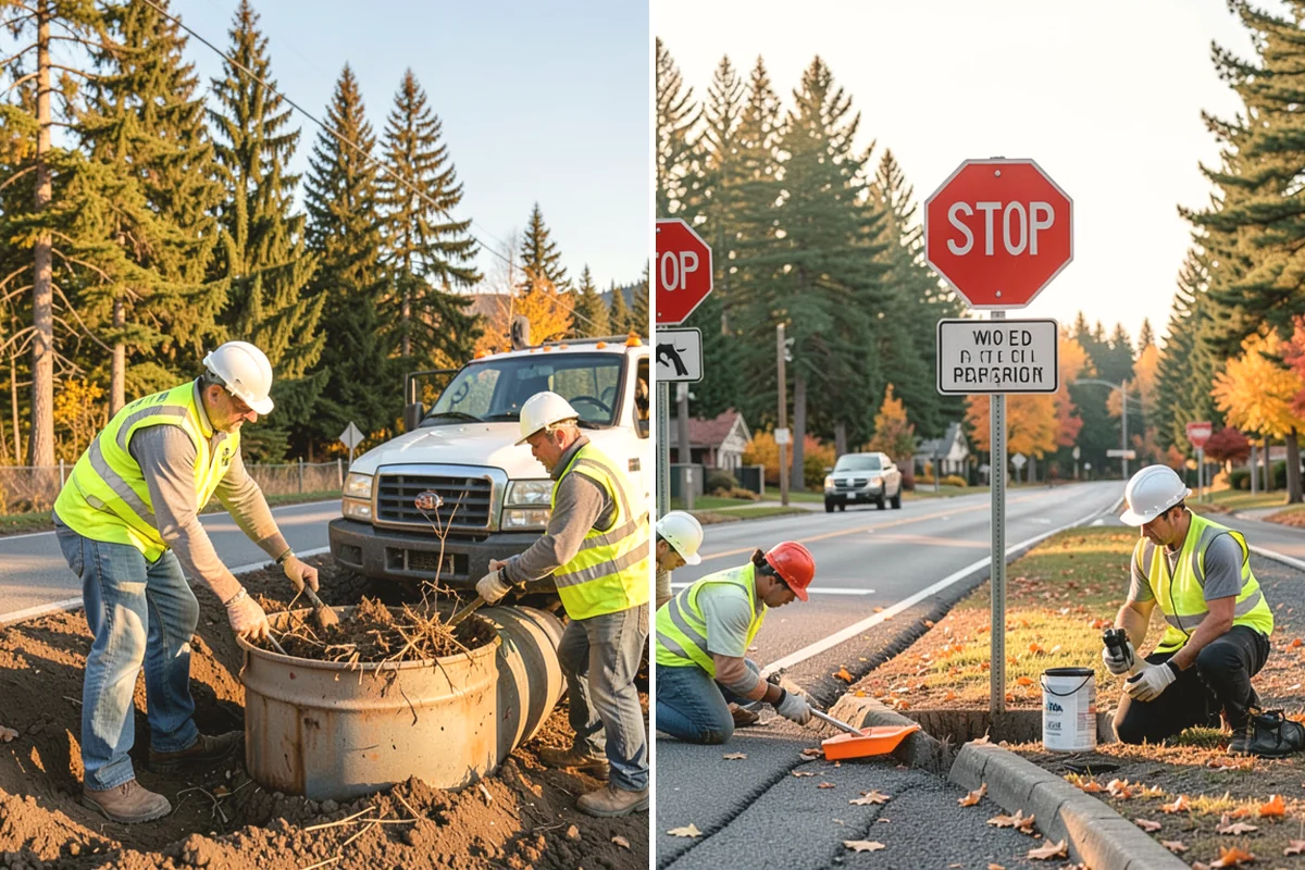 Trash Can Installation in Burlington, Skagit County, WA - Confirm receptacle models, quantities, and placement plan