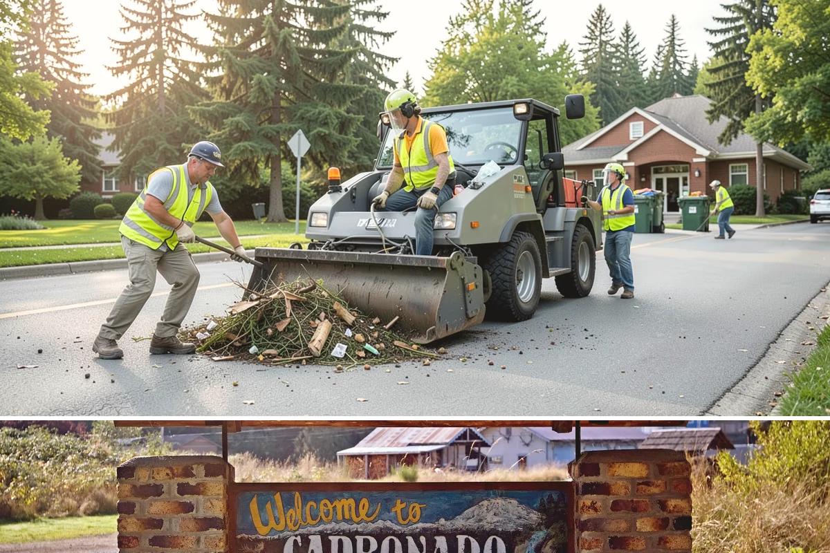 Trash Can Installation in Carbonado, Pierce County, WA - Installations run year-round, often expanded ahead of the busy summer park season when litter volumes peak.