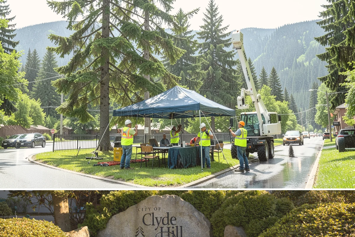 Trash Can Installation in Clyde Hill, King County, WA - Installations run year-round, often expanded ahead of the busy summer park season when litter volumes peak.