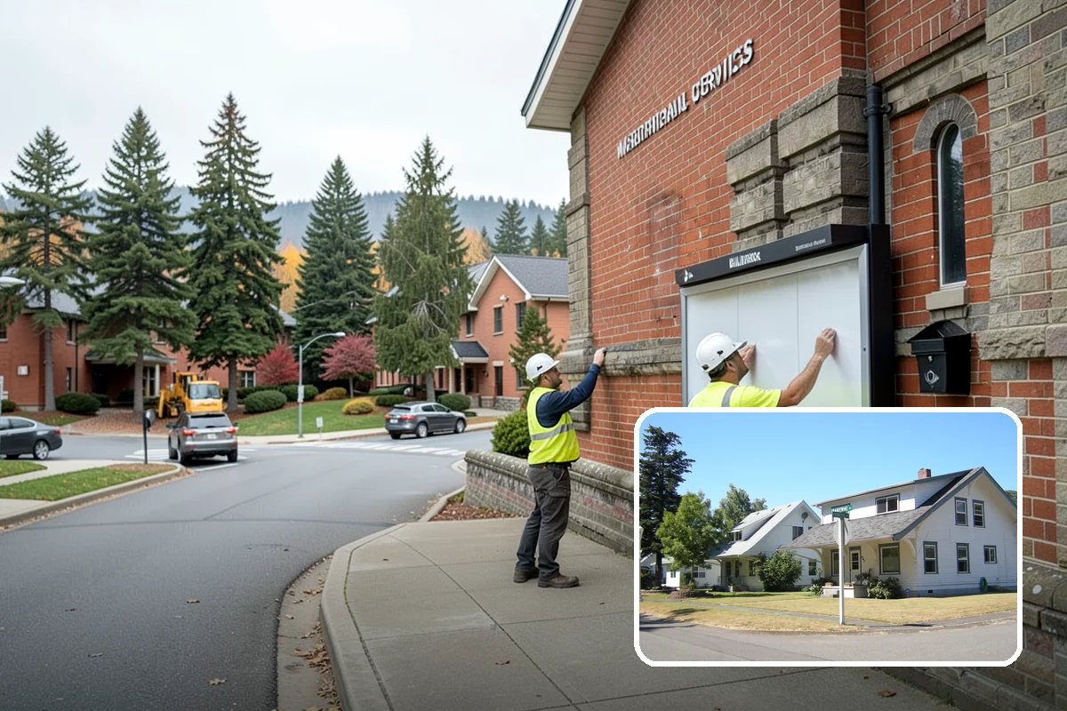 Trash Can Installation in DuPont, Pierce County, WA - Reduces litter by placing receptacles where the public needs them
