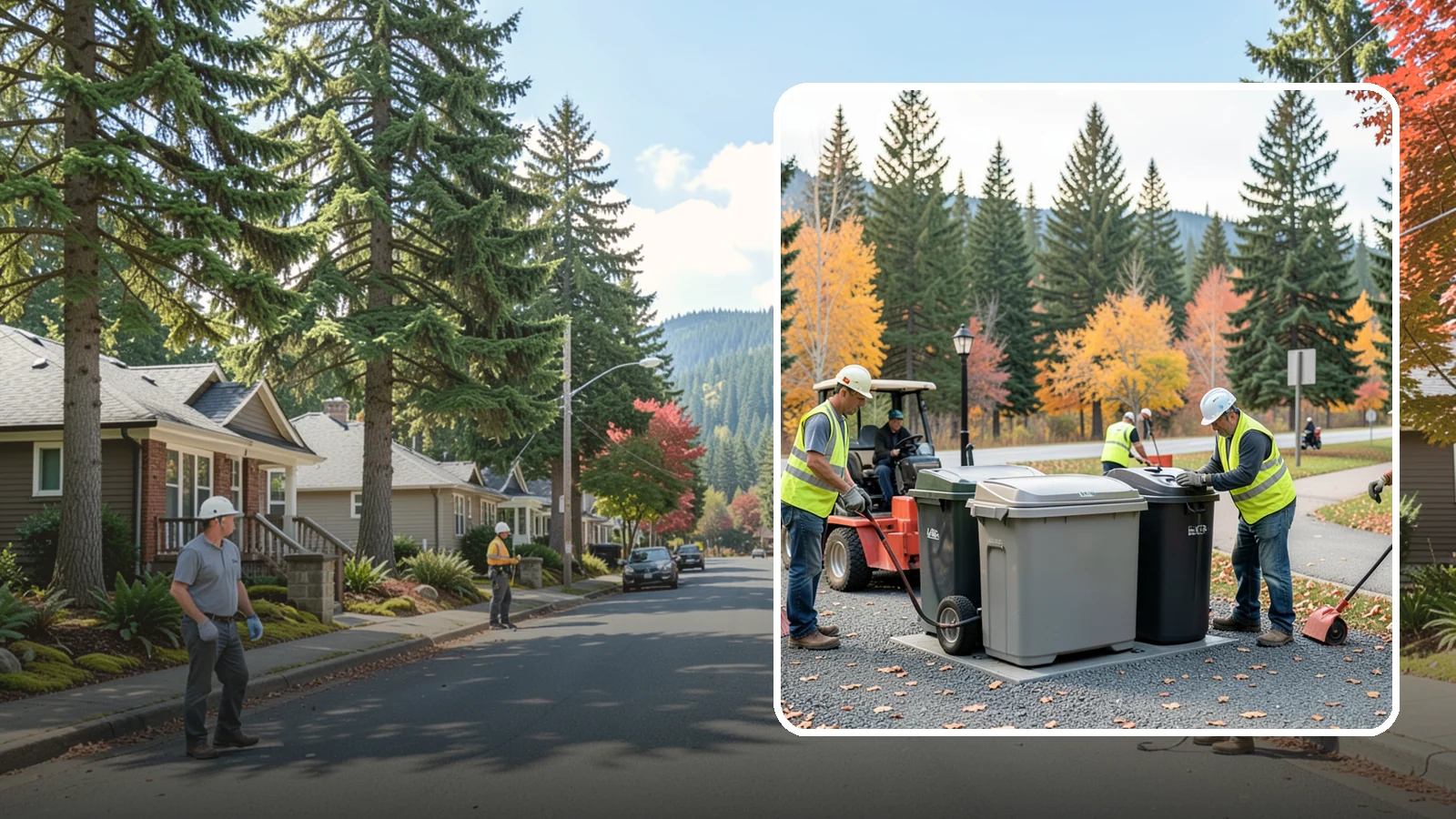 Trash Can Installation in Hunts Point, King County, WA - We install anchored waste receptacles with animal-resistant lids at parks, trails, and streetscapes.
