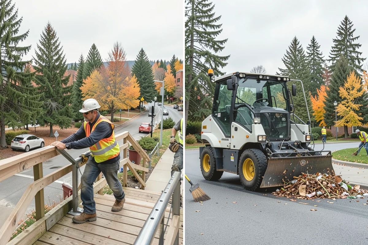 Trash Can Installation in La Conner, Skagit County, WA - Confirm receptacle models, quantities, and placement plan