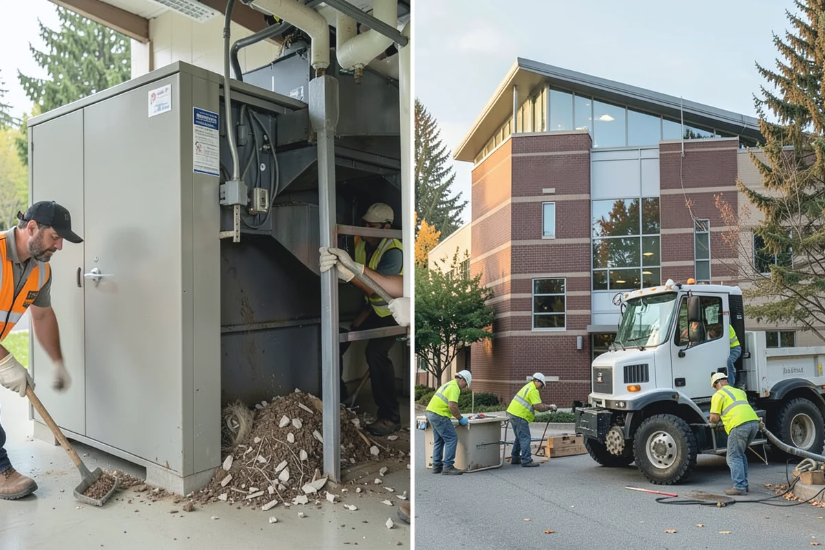 Trash Can Installation in Marysville, Snohomish County, WA - Confirm receptacle models, quantities, and placement plan