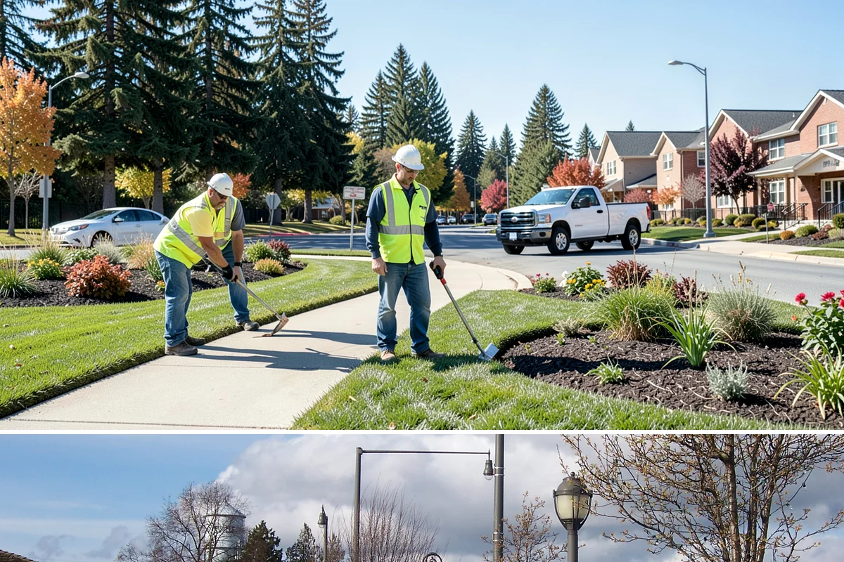 Trash Can Installation in Marysville, Snohomish County, WA - Installations run year-round, often expanded ahead of the busy summer park season when litter volumes peak.