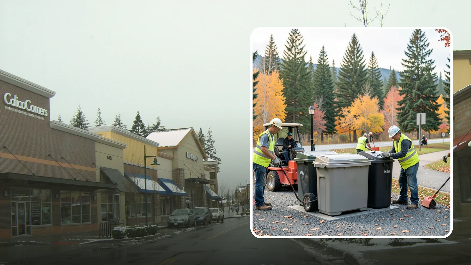Trash Can Installation in Mill Creek, Snohomish County, WA - We install anchored waste receptacles with animal-resistant lids at parks, trails, and streetscapes.