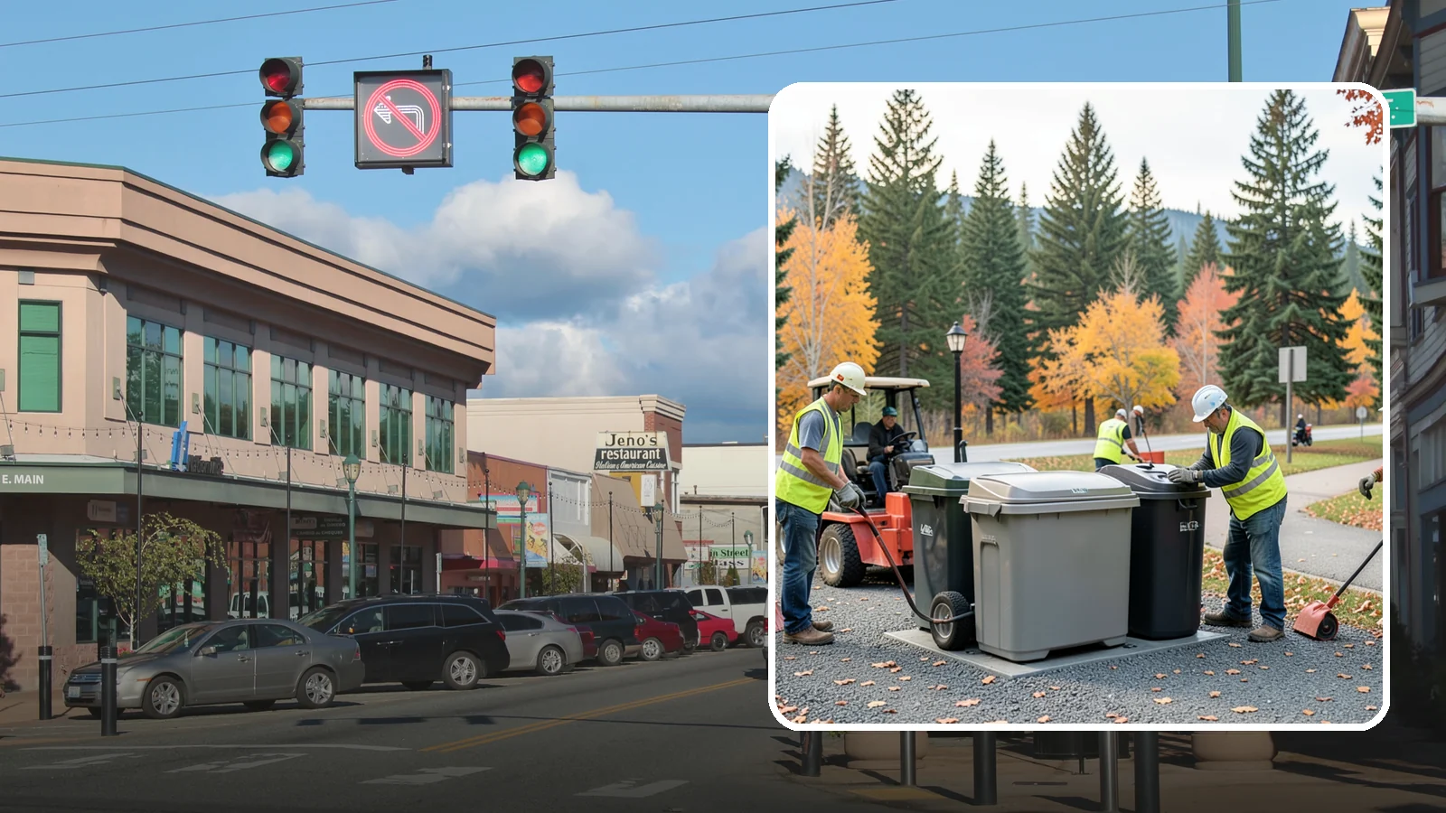 Trash Can Installation in Monroe, Snohomish County, WA - We install anchored waste receptacles with animal-resistant lids at parks, trails, and streetscapes.