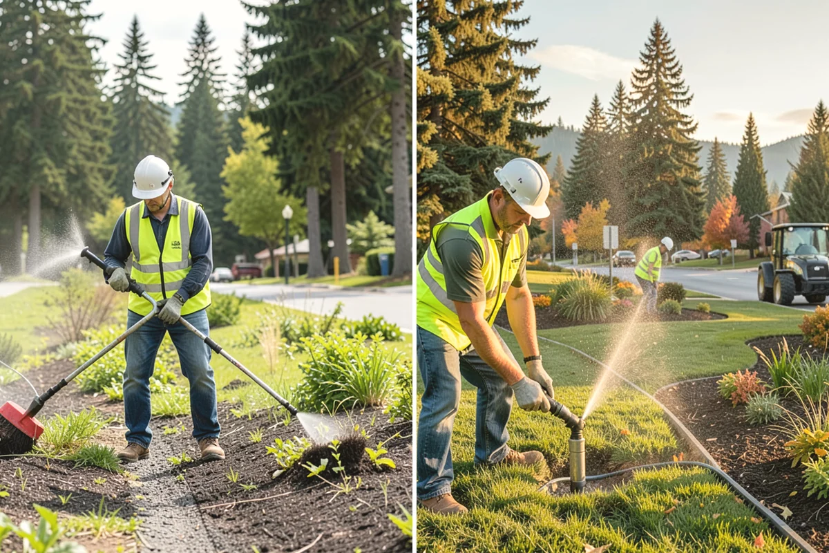 Trash Can Installation in Monroe, Snohomish County, WA - Confirm receptacle models, quantities, and placement plan