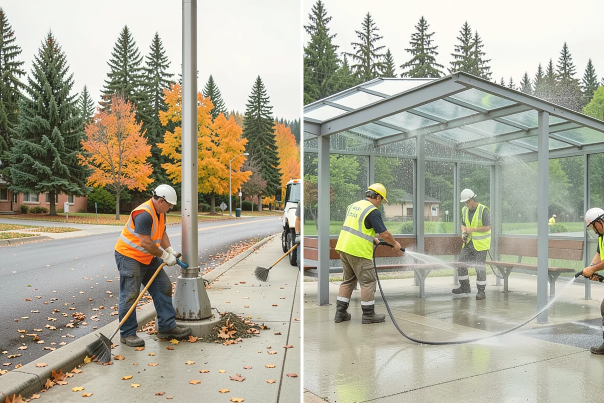 Trash Can Installation in Mount Vernon, Skagit County, WA - Confirm receptacle models, quantities, and placement plan