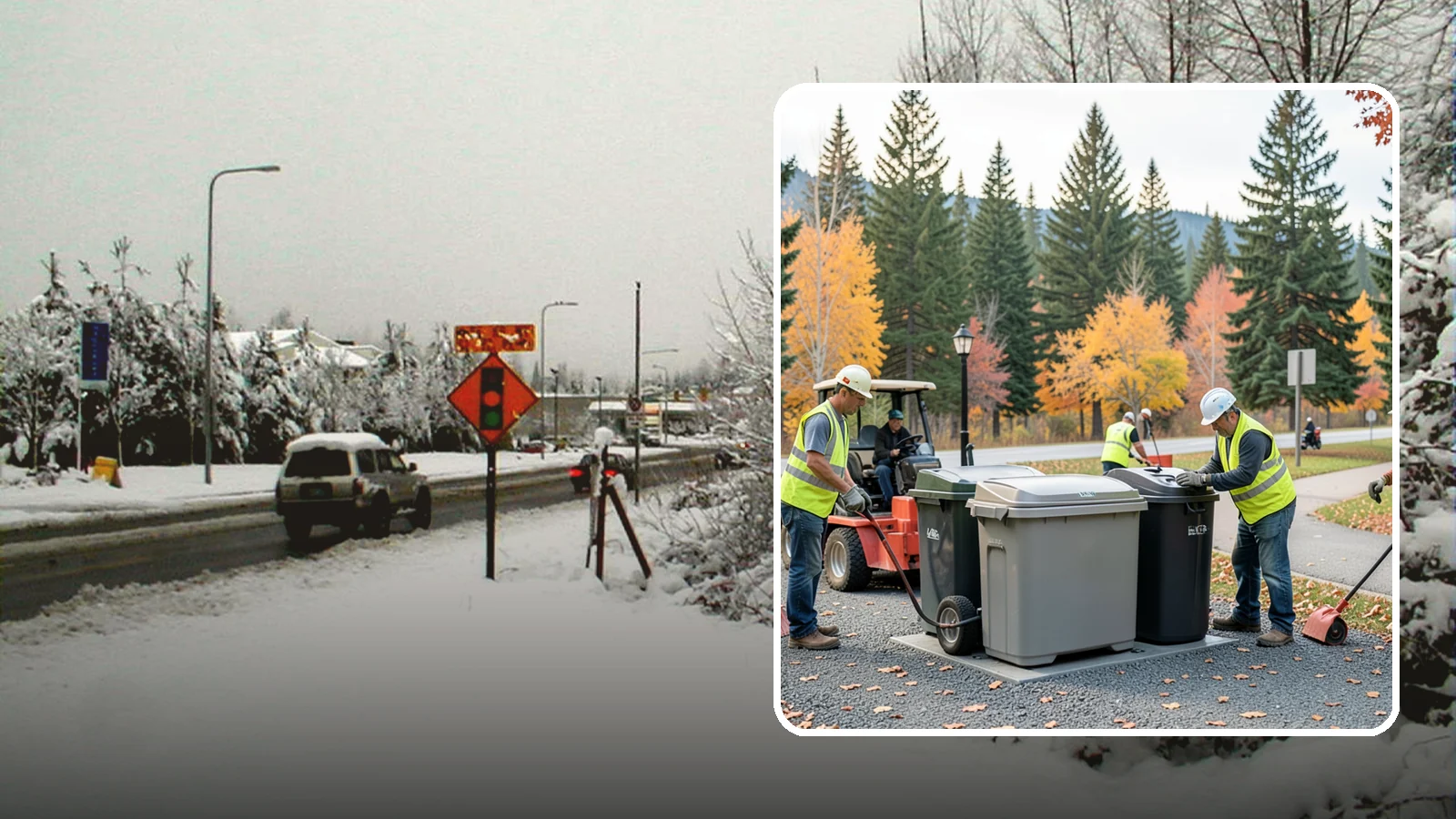Trash Can Installation in Newcastle, King County, WA - We install anchored waste receptacles with animal-resistant lids at parks, trails, and streetscapes.