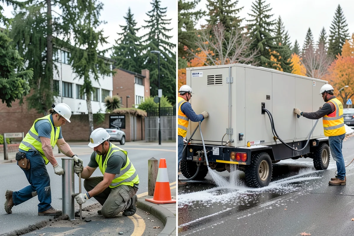 Trash Can Installation in Normandy Park, King County, WA - Confirm receptacle models, quantities, and placement plan