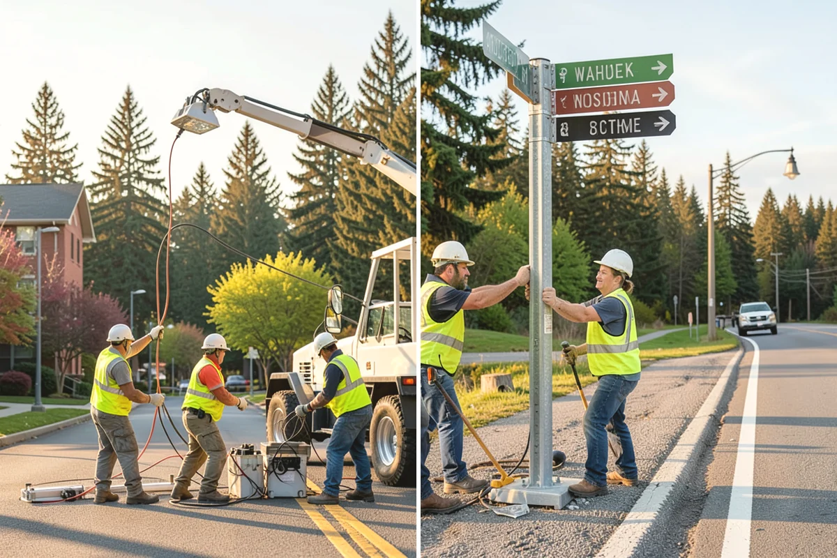 Trash Can Installation in Oak Harbor, Island County, WA - Confirm receptacle models, quantities, and placement plan