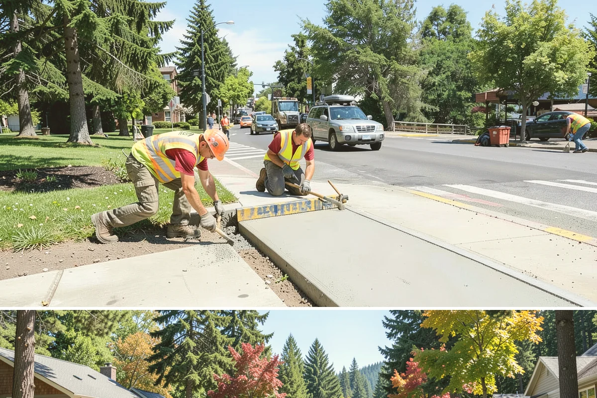 Trash Can Installation in Orting, Pierce County, WA - Installations run year-round, often expanded ahead of the busy summer park season when litter volumes peak.