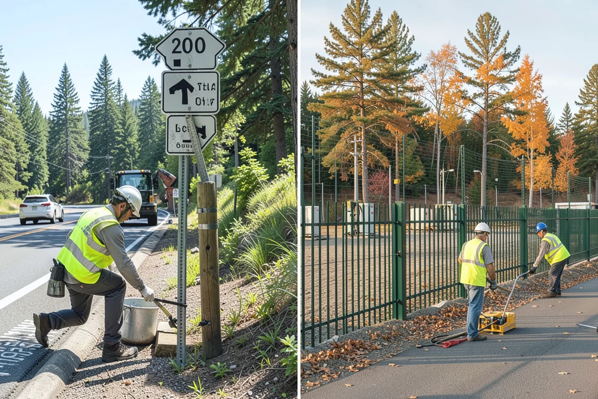 Trash Can Installation in Redmond, King County, WA - Confirm receptacle models, quantities, and placement plan