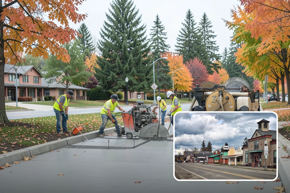 Trash Can Installation in Roy, Pierce County, WA - Reduces litter by placing receptacles where the public needs them