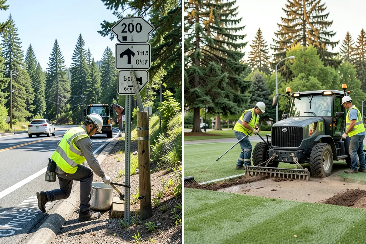 Trash Can Installation in SeaTac, King County, WA - Confirm receptacle models, quantities, and placement plan