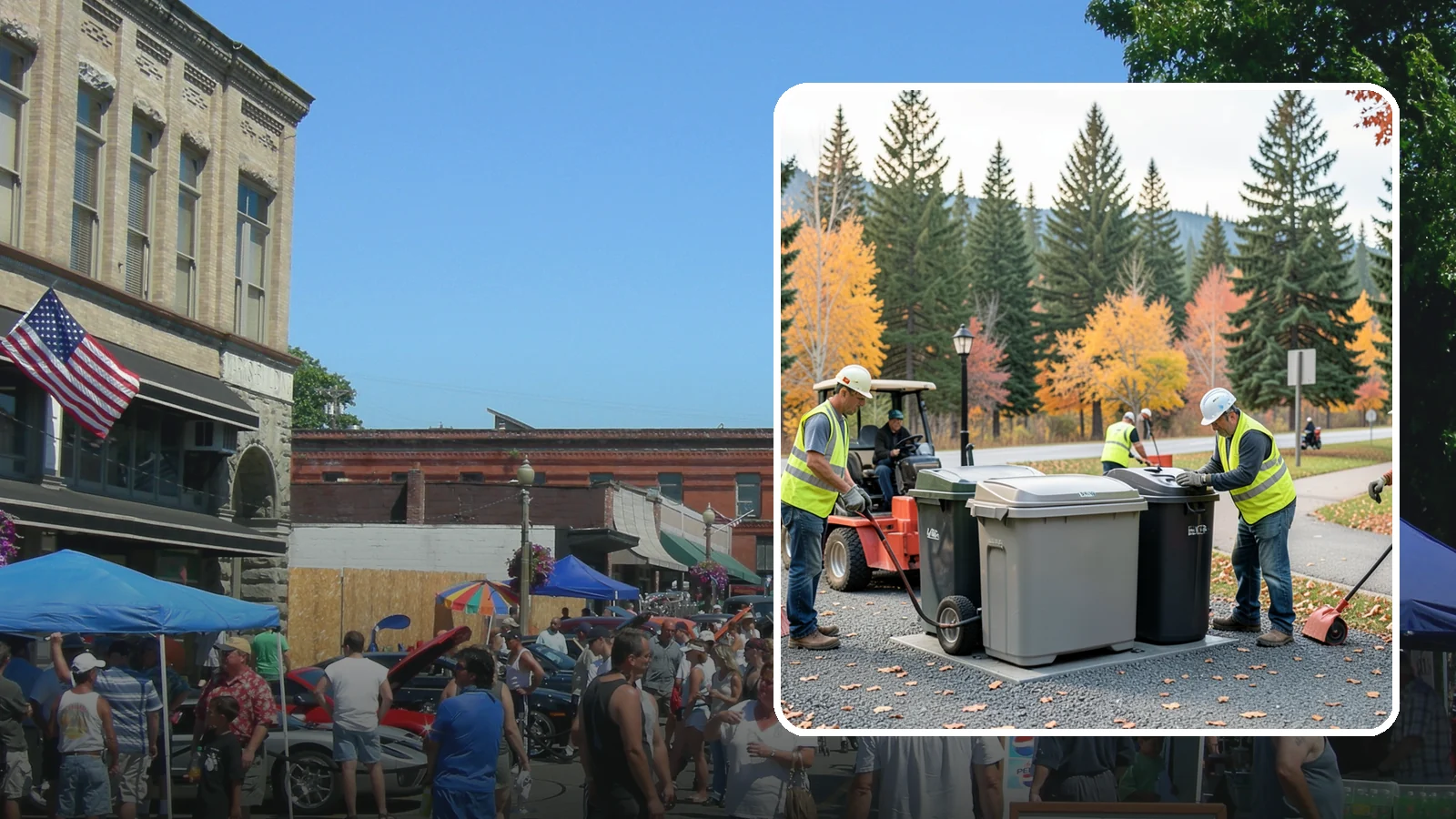 Trash Can Installation in Snohomish, Snohomish County, WA - We install anchored waste receptacles with animal-resistant lids at parks, trails, and streetscapes.