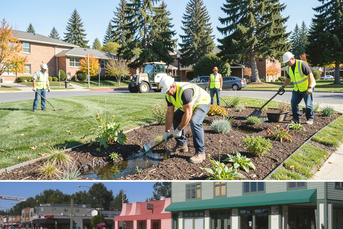 Trash Can Installation in Snoqualmie, King County, WA - Installations run year-round, often expanded ahead of the busy summer park season when litter volumes peak.