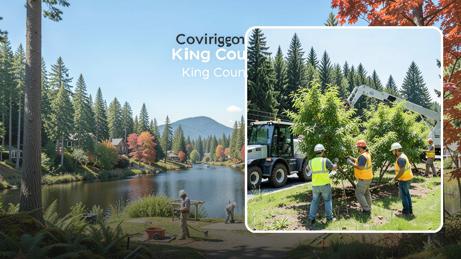 Tree Inventory in Covington, King County, WA - GPS-based inventory of public trees capturing species, size, condition, and maintenance needs to power your urban forestry...