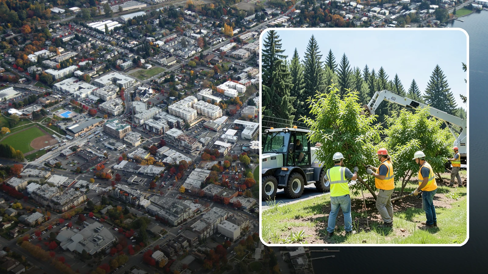 Tree Inventory in Kirkland, King County, WA - GPS-based inventory of public trees capturing species, size, condition, and maintenance needs to power your urban forestry...