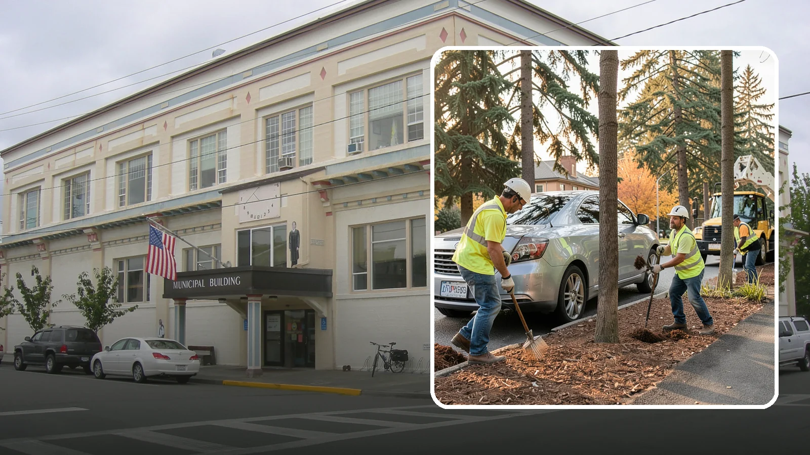 Tree Mulching in Anacortes, Skagit County, WA - Installation and refresh of mulch rings around public trees to conserve moisture, suppress weeds, and protect trunks from...
