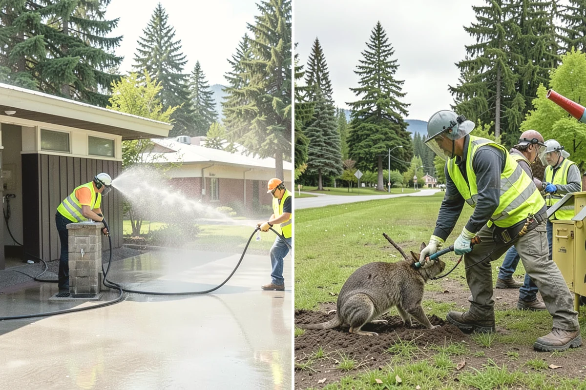 Tree Mulching in Black Diamond, King County, WA - Site review and mulch-volume estimate per tree