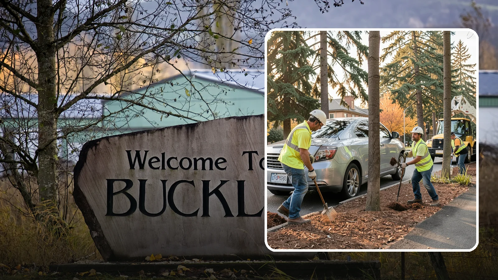 Tree Mulching in Buckley, Pierce County, WA - Installation and refresh of mulch rings around public trees to conserve moisture, suppress weeds, and protect trunks from...