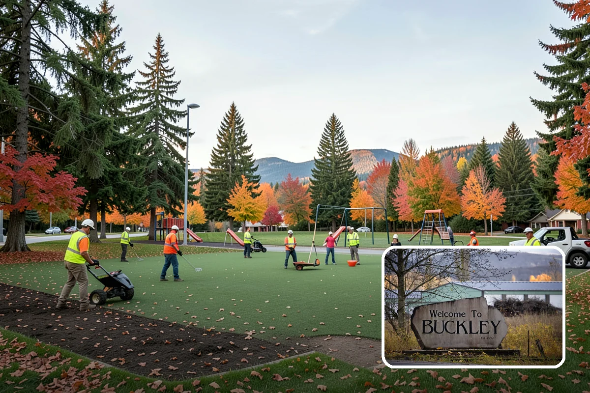 Tree Mulching in Buckley, Pierce County, WA - Conserves soil moisture and suppresses weeds