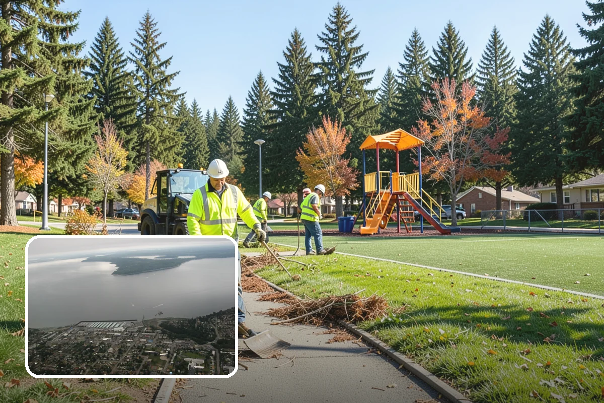 Tree Mulching in Des Moines, King County, WA - Conserves soil moisture and suppresses weeds
