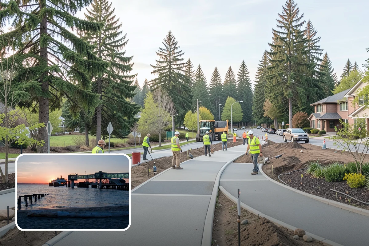 Tree Mulching in Edmonds, Snohomish County, WA - Conserves soil moisture and suppresses weeds