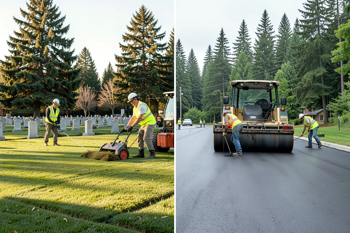 Tree Mulching in Fircrest, Pierce County, WA - Site review and mulch-volume estimate per tree