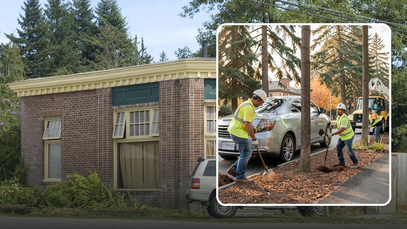 Tree Mulching in Hamilton, Skagit County, WA - Installation and refresh of mulch rings around public trees to conserve moisture, suppress weeds, and protect trunks from...