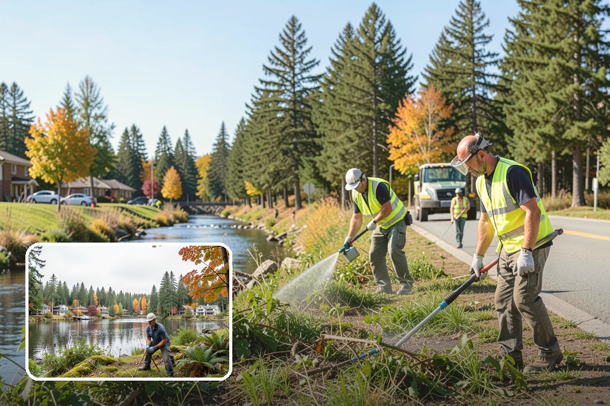 Tree Mulching in La Conner, Skagit County, WA - Conserves soil moisture and suppresses weeds
