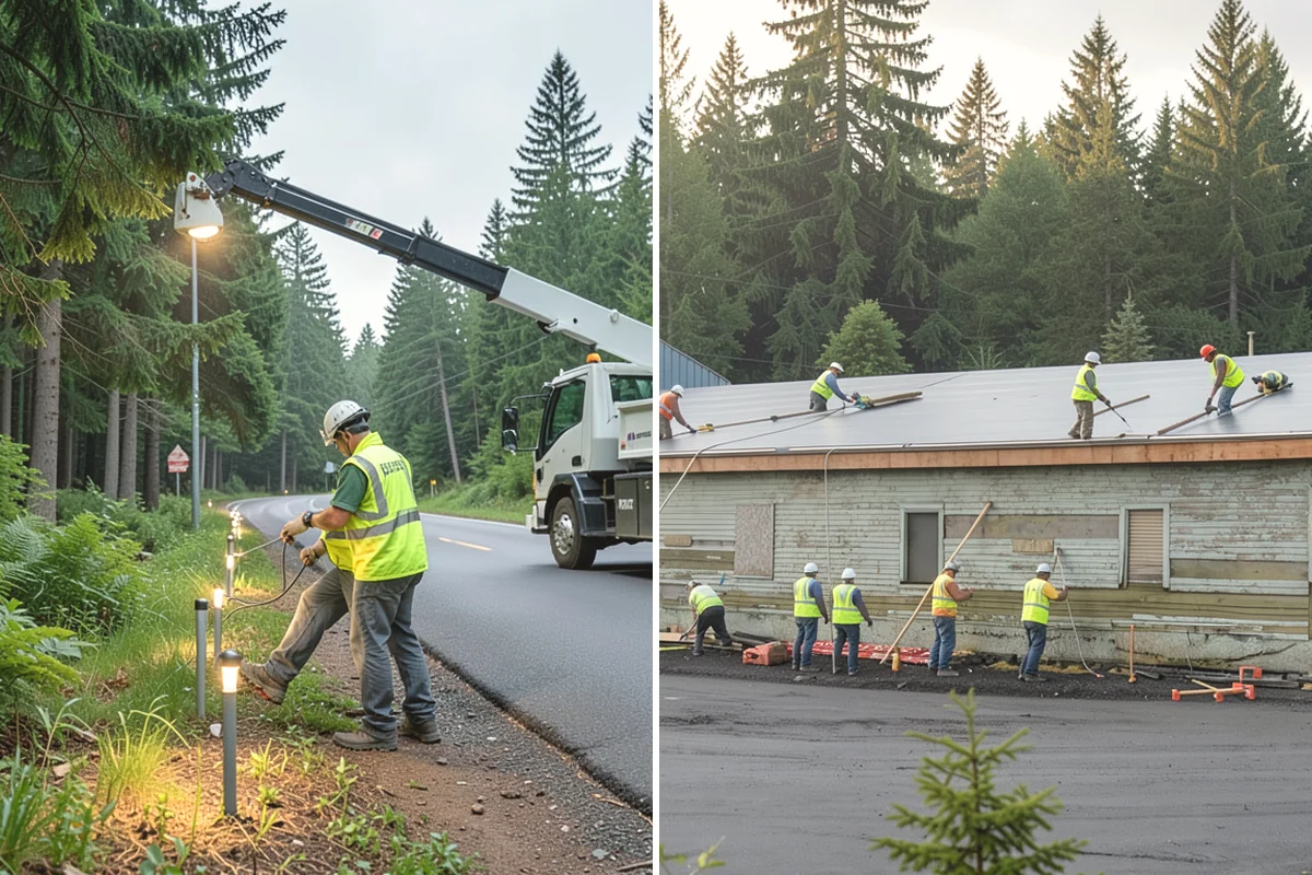 Tree Mulching in Mercer Island, King County, WA - Site review and mulch-volume estimate per tree