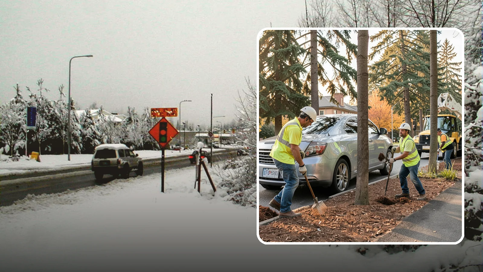 Tree Mulching in Newcastle, King County, WA - Installation and refresh of mulch rings around public trees to conserve moisture, suppress weeds, and protect trunks from...