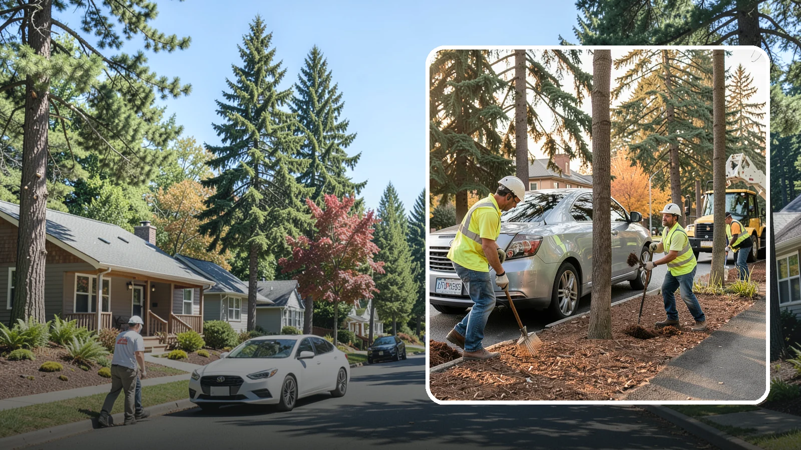 Tree Mulching in Orting, Pierce County, WA - Installation and refresh of mulch rings around public trees to conserve moisture, suppress weeds, and protect trunks from...