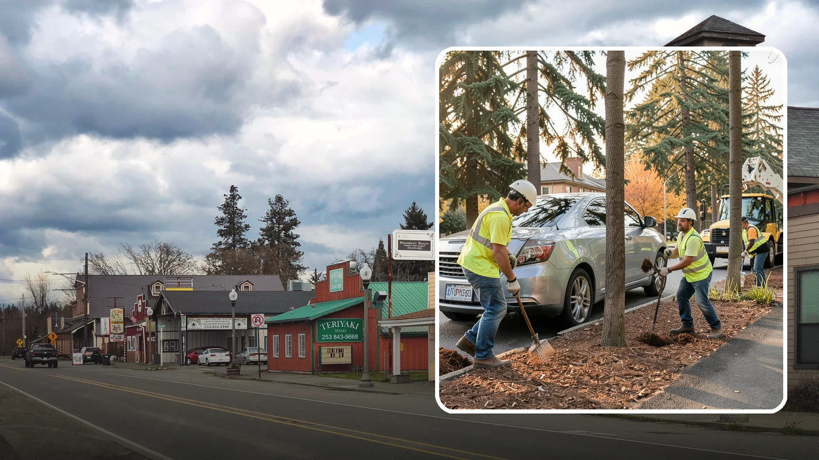 Tree Mulching in Roy, Pierce County, WA - Installation and refresh of mulch rings around public trees to conserve moisture, suppress weeds, and protect trunks from...