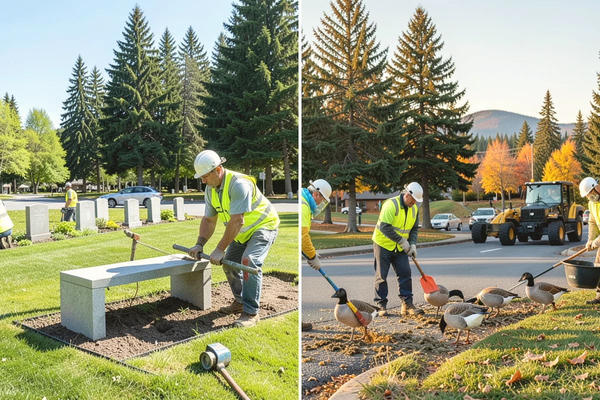 Tree Mulching in University Place, Pierce County, WA - Site review and mulch-volume estimate per tree