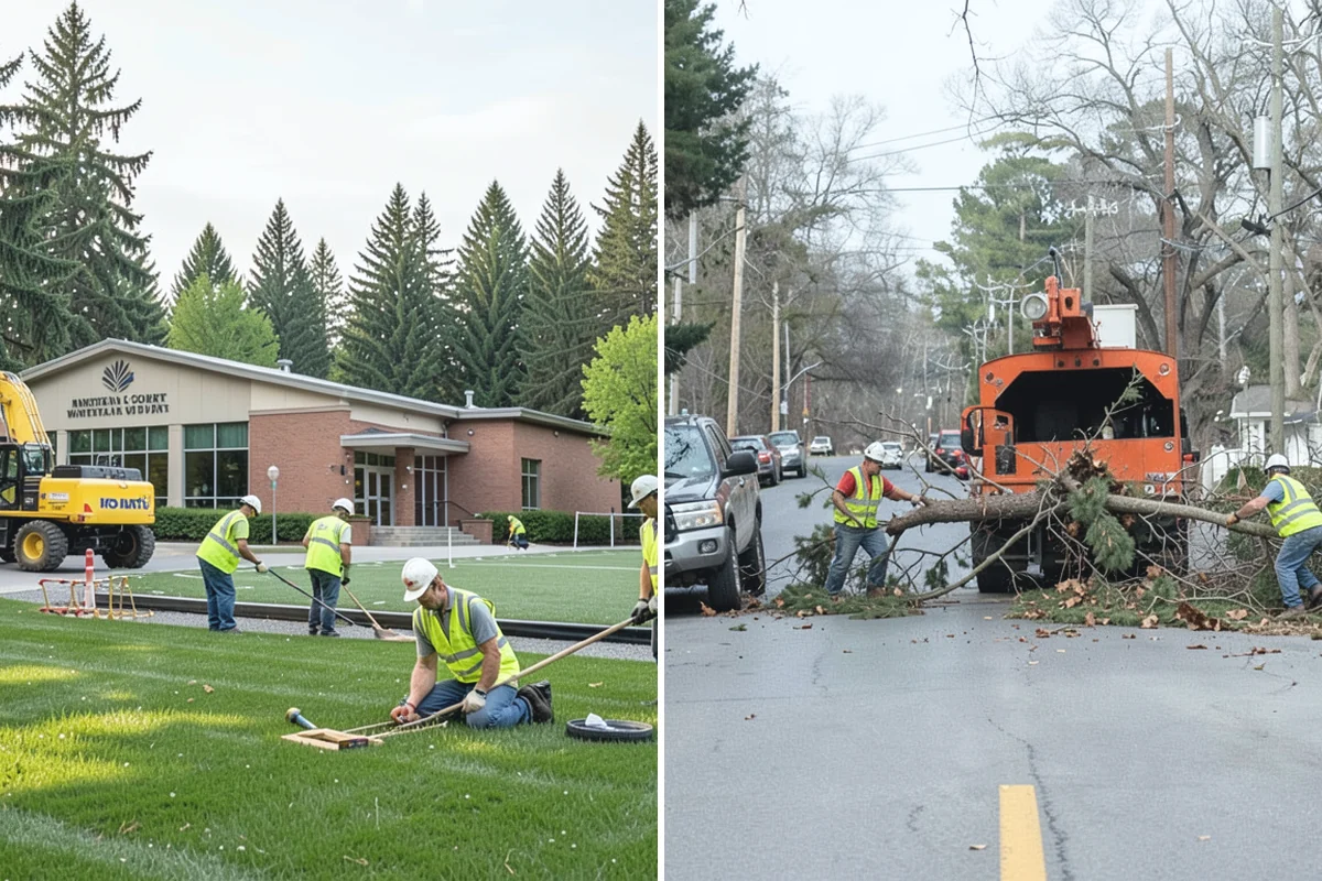 Tree Mulching in Woodinville, King County, WA - Site review and mulch-volume estimate per tree