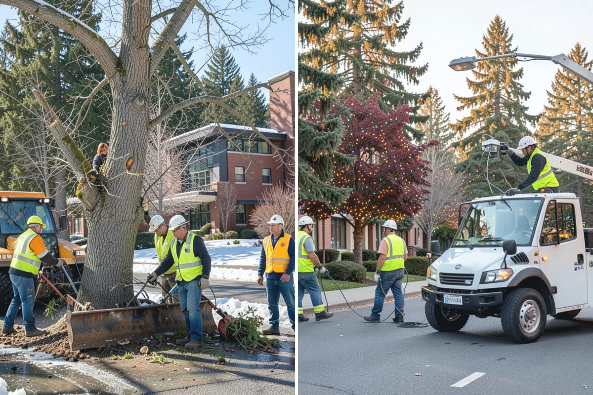Tree Planting in Auburn, King County, WA - Site and species plan checked against utilities and clearances