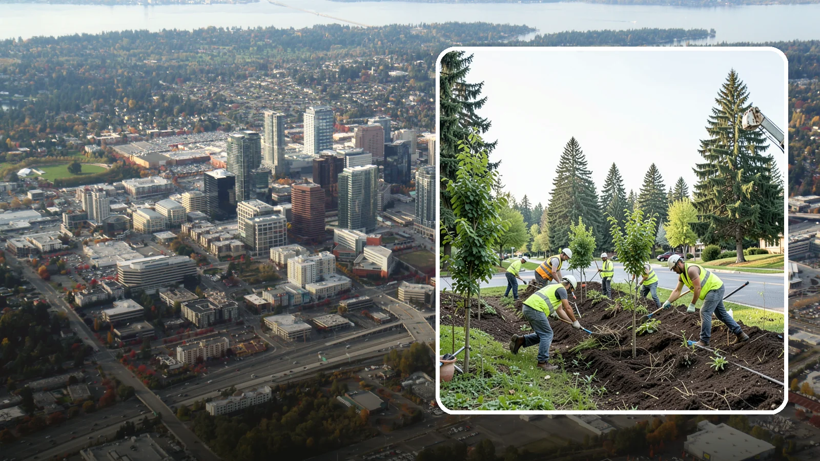 Tree Planting in Bellevue, King County, WA - Species-appropriate planting of public trees with proper stock, installation, and establishment care to grow lasting canopy.